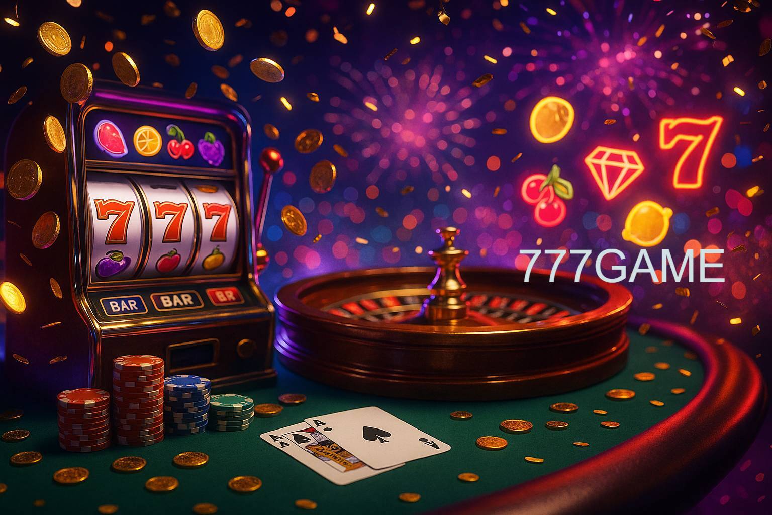 Jogos emocionantes no 777GAME